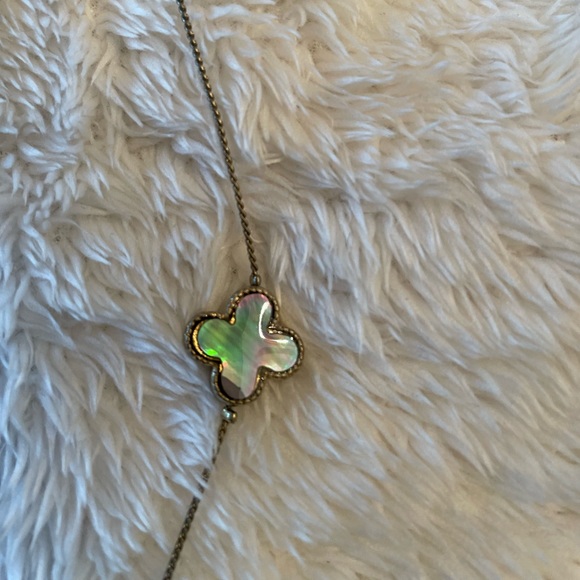 Faux Van Clef & Arpels clover necklace - Picture 6 of 6